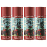 4X - Tractor Spray Paint Massey Ferguson Red 400ml Spray Paint
