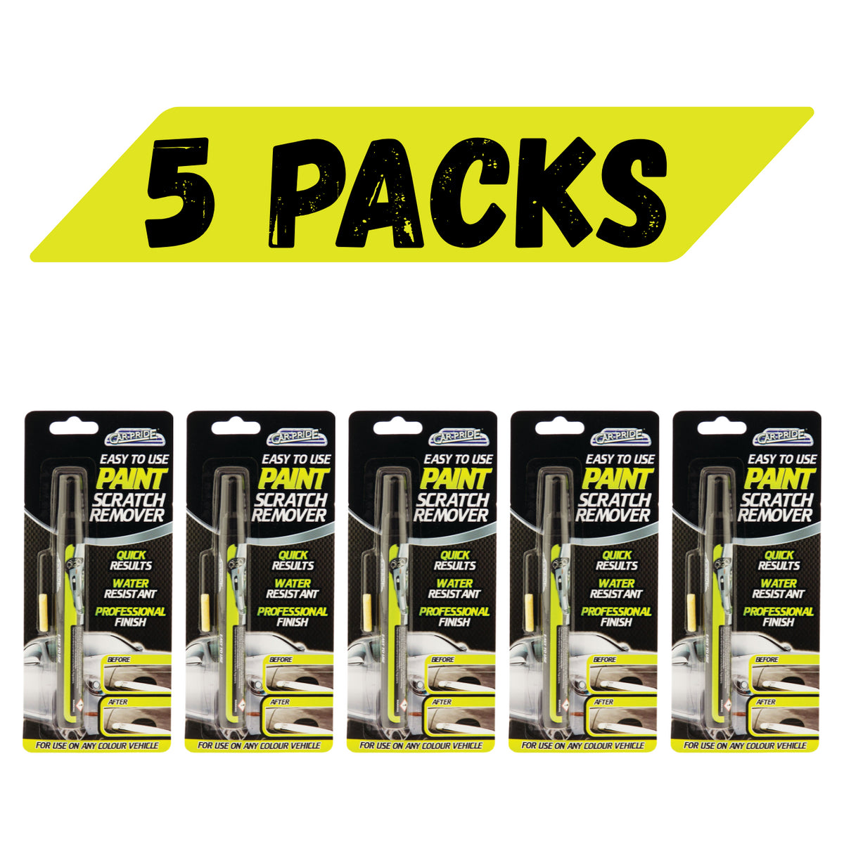 5X Car Scratch Remover Pen Repair For Any Vehicle Colour Professional Finish 21g
