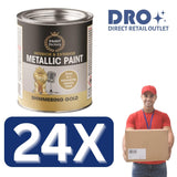 24X - Paint Factory Mettalic Gold Paint Tin 300ml