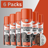 6X 151 Rust Remover Spray 400ml Removes Old Rust, Prevents New, Fast Acting