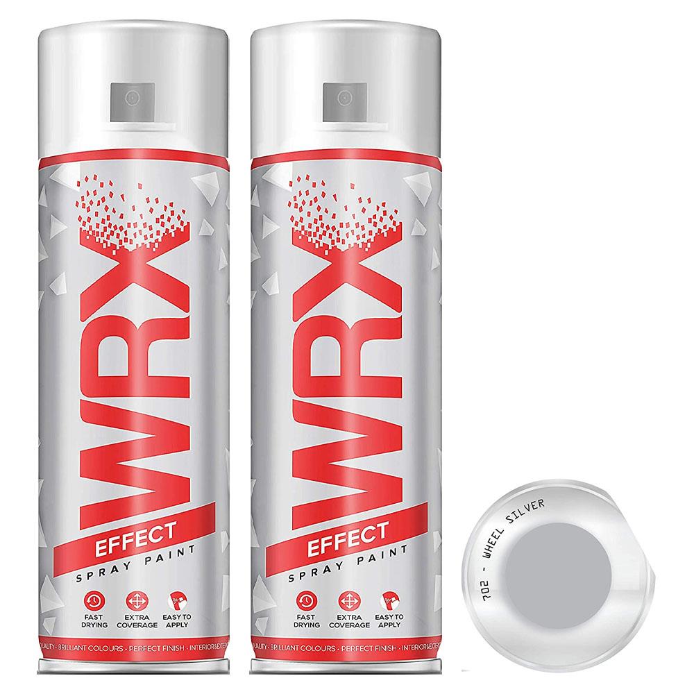 2X WRX Wheel Silver Spray Paint 400ml Spray Paint