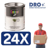 24X - Paint Factory Brilliant White Gloss Tin Paint 300ml