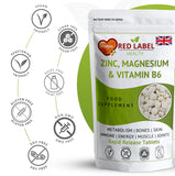 ZMA - Zinc Magnesium Vitamin B6 - 180 Tablets