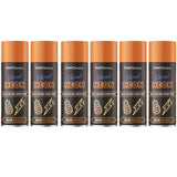 6X Paint Factory Neon Orange Spray Paint 400ml
