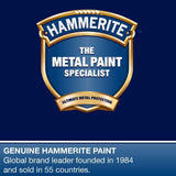 3X Hammerite Hammered White Spray Paint 400ml
