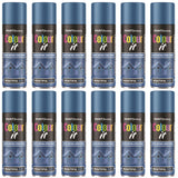 12X Paint Factory Beautiful Blue Gloss Spray Paint 250ml