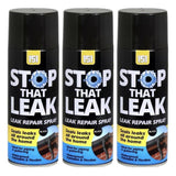 3X 151 Stop That Leak Black Spray 400ml Sealant