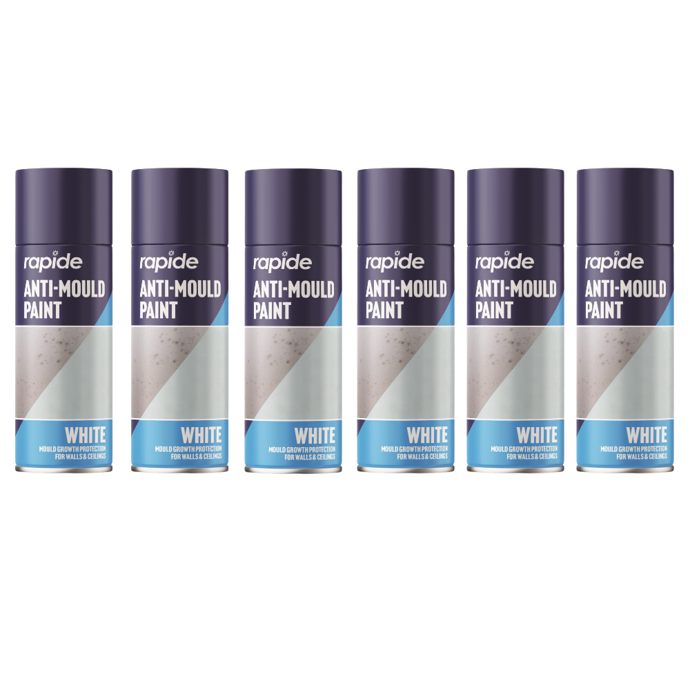 6X Rapide Anti-Mould Spray White 400ml