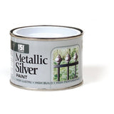 6X Metallic Silver Paint Tin 180ml