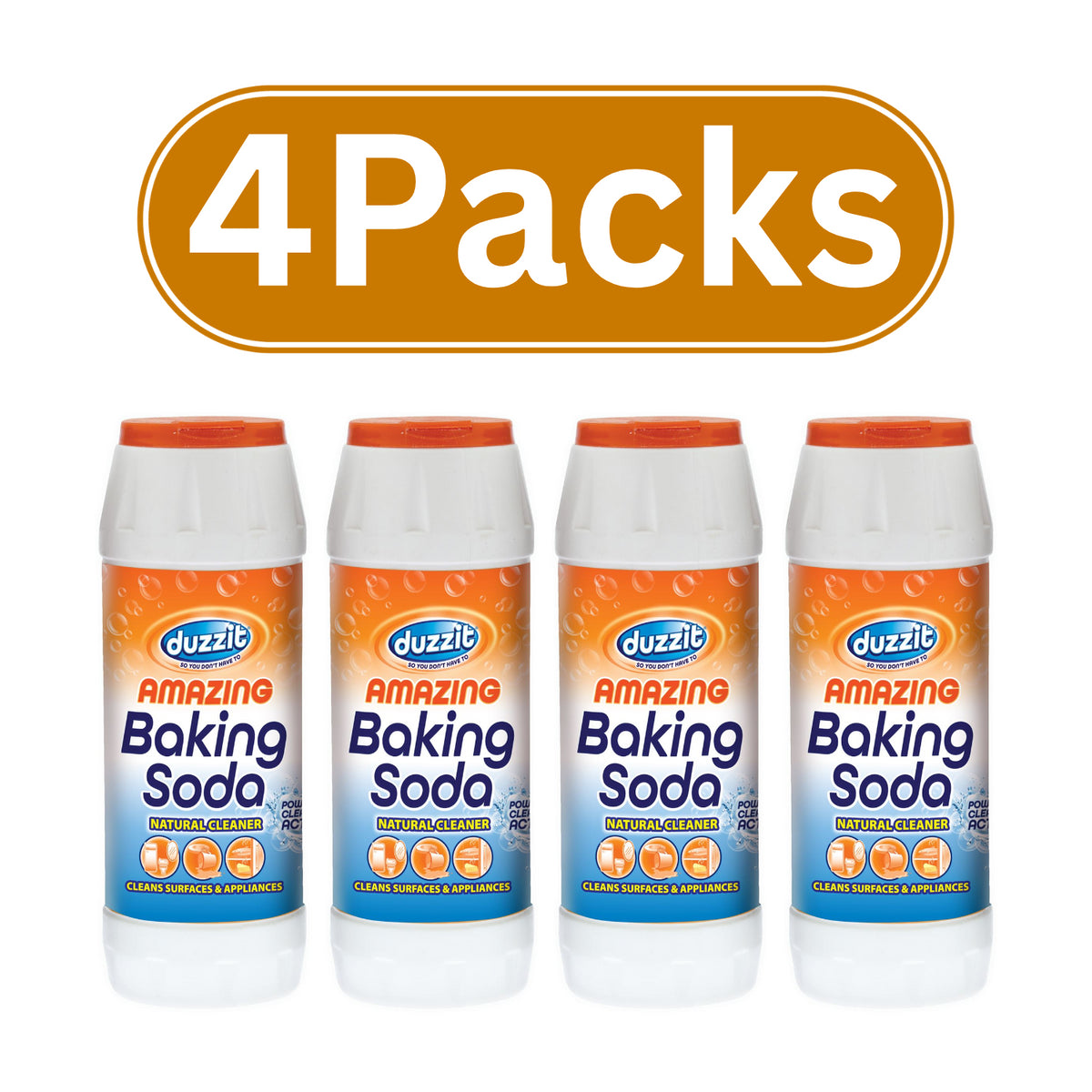 4X Duzzit Amazing Baking Soda 500g Multipurpose Powerful Cleaning Powder