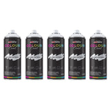 5X Clear Coat Clear Gloss Spray Paint 400ml