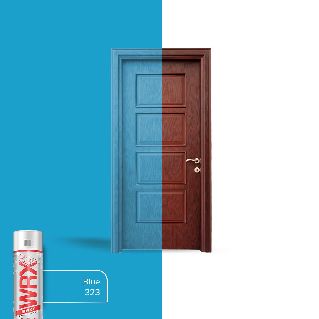 12X WRX Flat Blue Acrylic Spray Paint 400ml