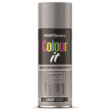 Paint Factory Light Grey Gloss Spray Paint 400ml