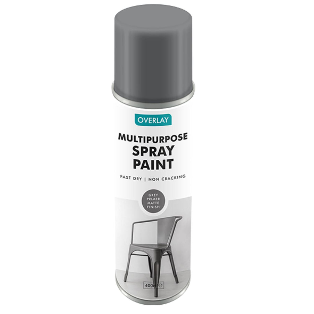Overlay Grey Primer Matt Auto Professional Spray Paint 400ml