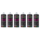 6X Deep Bordeaux RAL 4004 Satin Spray Paint 400ml
