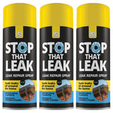 3X 151 Stop That Leak Black Spray 400ml Sealant