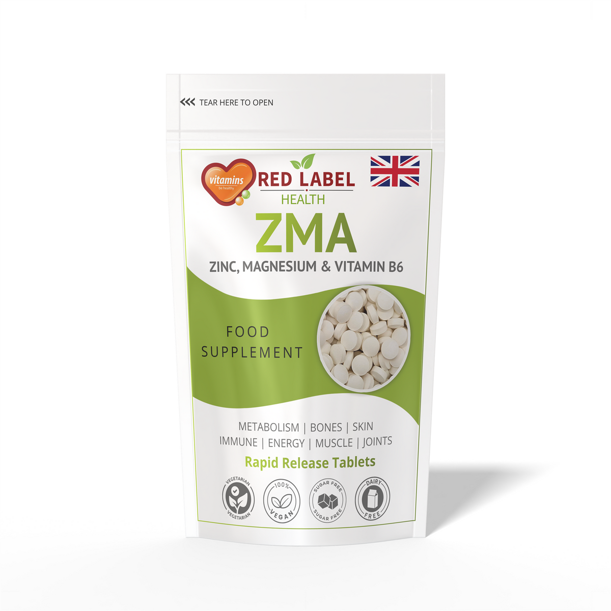 ZMA - Zinc Magnesium Vitamin B6 - 400 Tablets