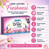 3X - Swirl Tumble Dryer Sheets Spring 35Pk