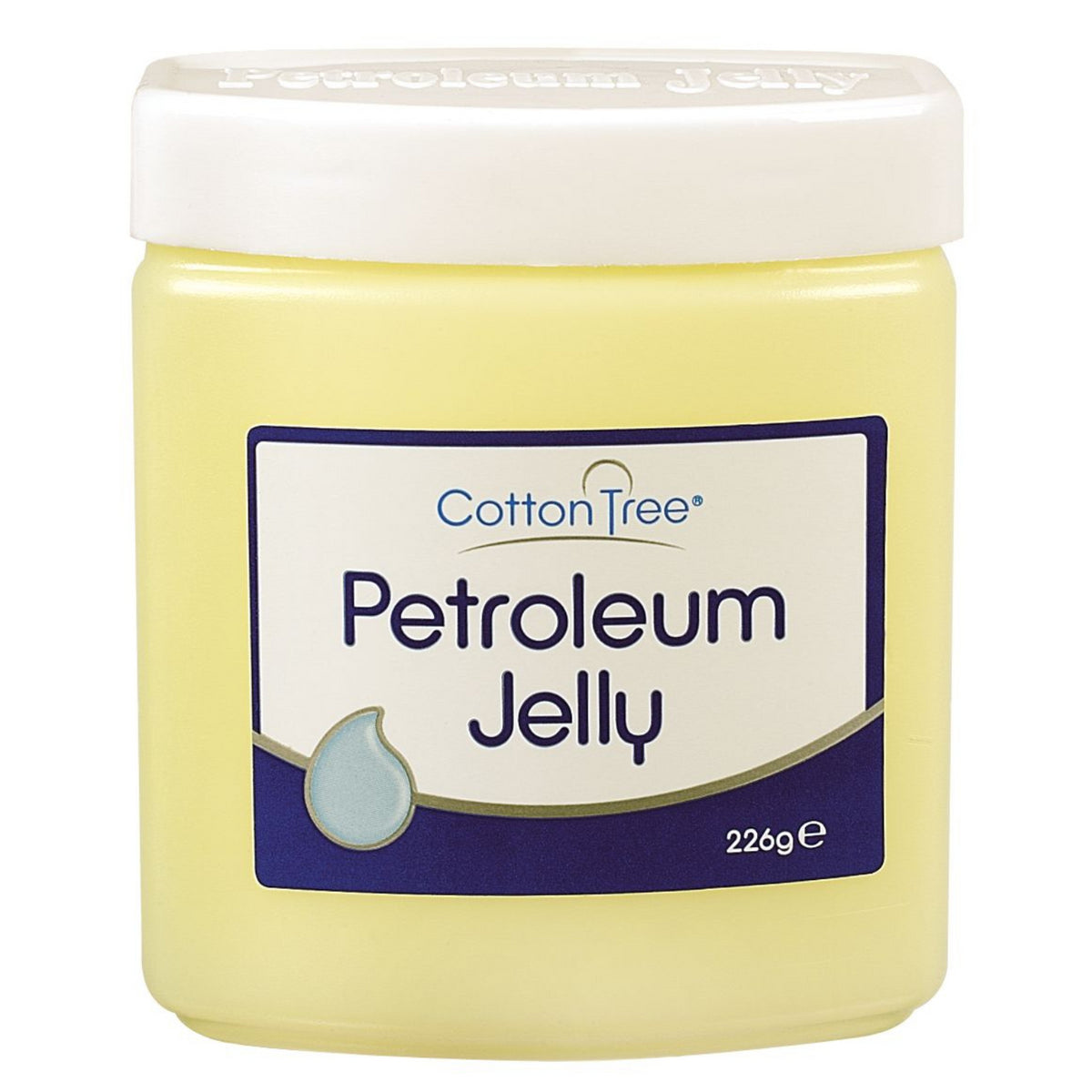 1X Cotton Tree Original Petroleum Jelly Pot Dry Skin Protection Burns Chapping 226g
