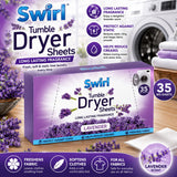 4X - Swirl Tumble Dryer Sheets Lavender 35Pk