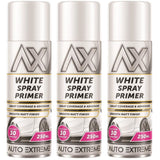 3X Auto Extreme White Primer Paint 250ml