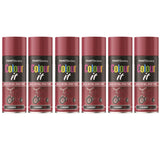 6X Paint Factory Cherry Red Gloss Spray Paint 400ml