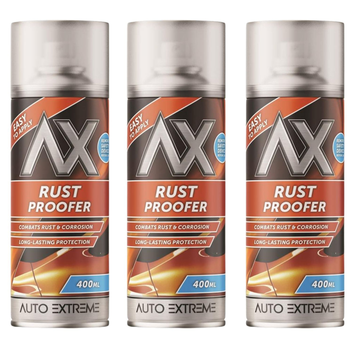 3X - Rust Proofer Spray 400ml