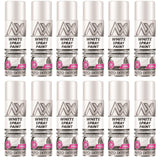 12X Auto Extreme White Gloss Spray Paint 250ml