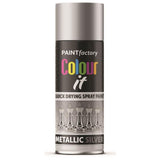 Paint Factory Metallic Silver Spray Paint 200ml