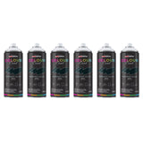 6X Midnight Black RAL 9005 Matt Spray Paint 400ml