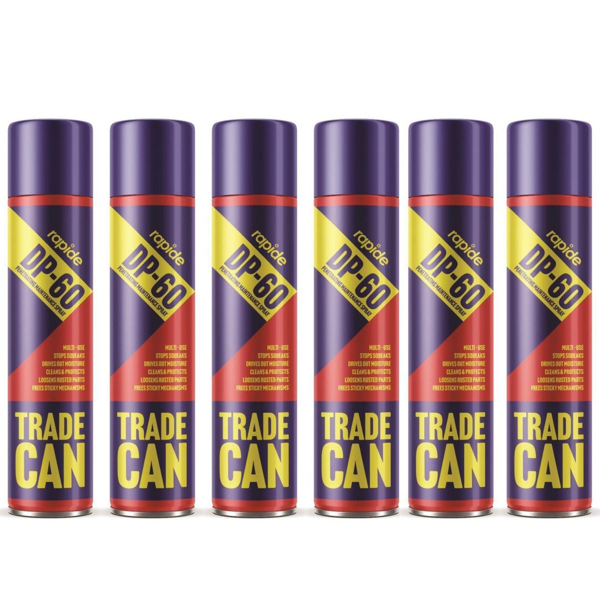 6X - Rapide Dp-60 Maintenance Spray Mega Can 750ml