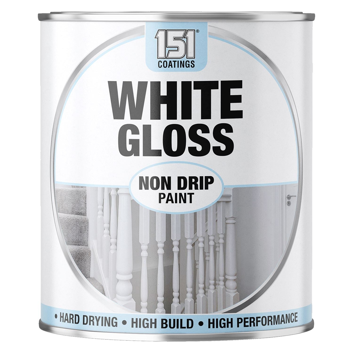 White Gloss Non-Drip Paint 300ml Tin Paint