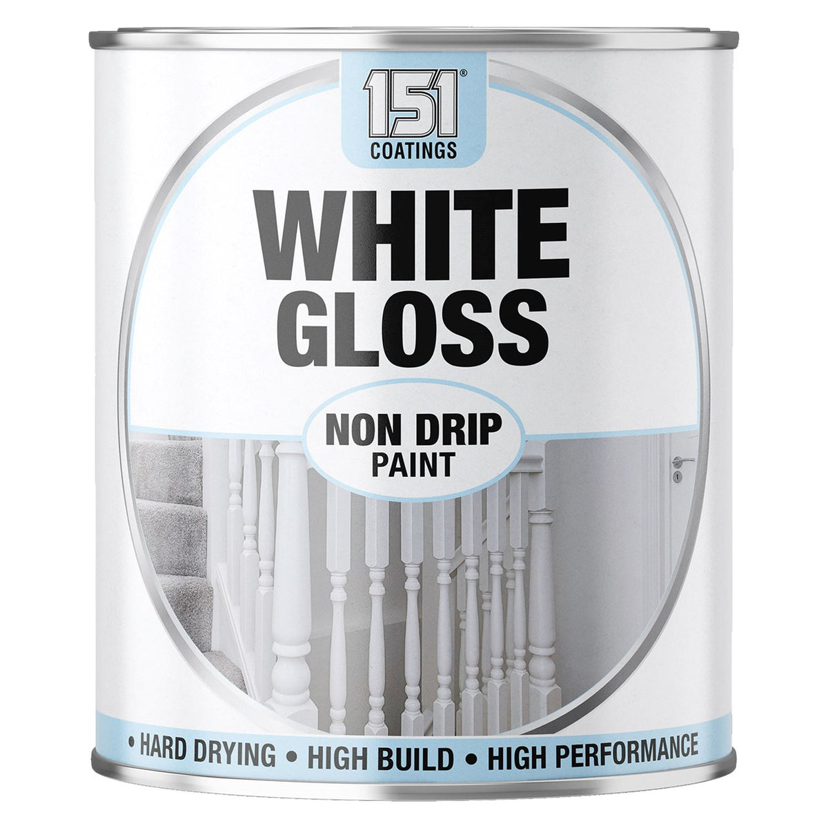 White Gloss Non-Drip Paint 300ml Tin Paint