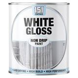 White Gloss Non-Drip Paint 300ml Tin Paint