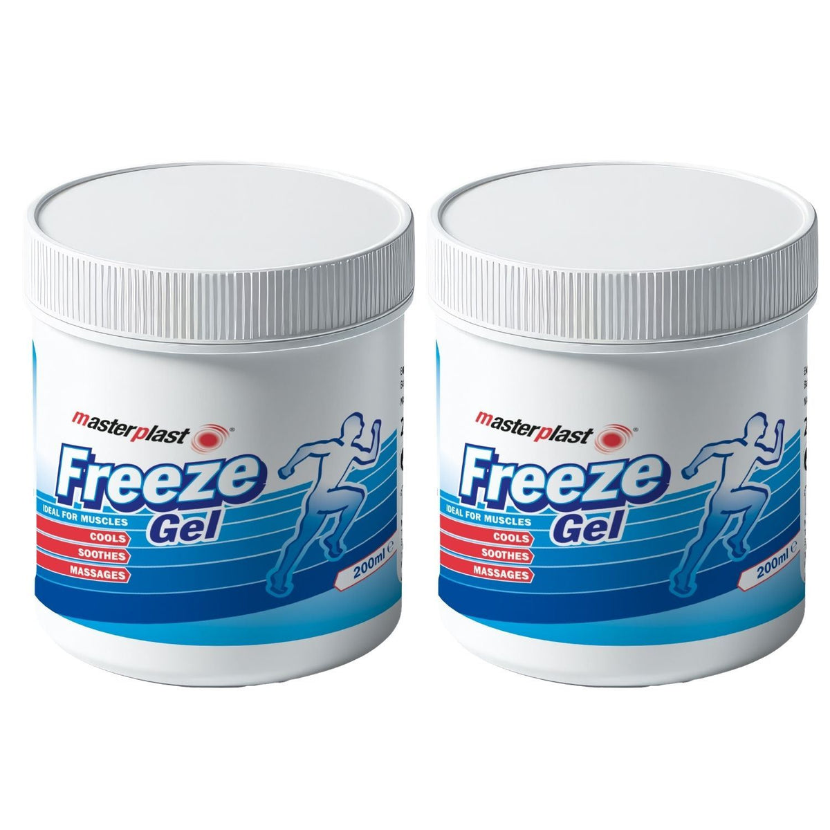 2X - Masterplast Freeze Gel Tub 200ml