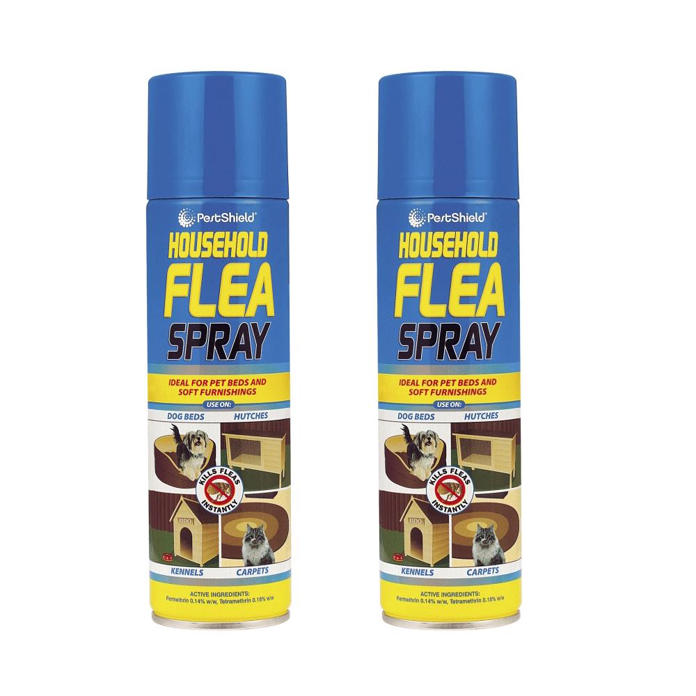 2X Household Flea Aerosol 200ml Pet supplies