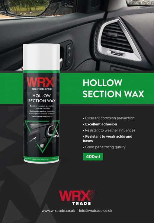 2X WRX Hollow Section Wax Spray 500ml Technical Spray