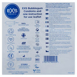 6X EXS Flavoured Latex Condoms Bubblegum Rap