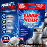 3X - Elbow Grease Dishwasher Salt 2Kg