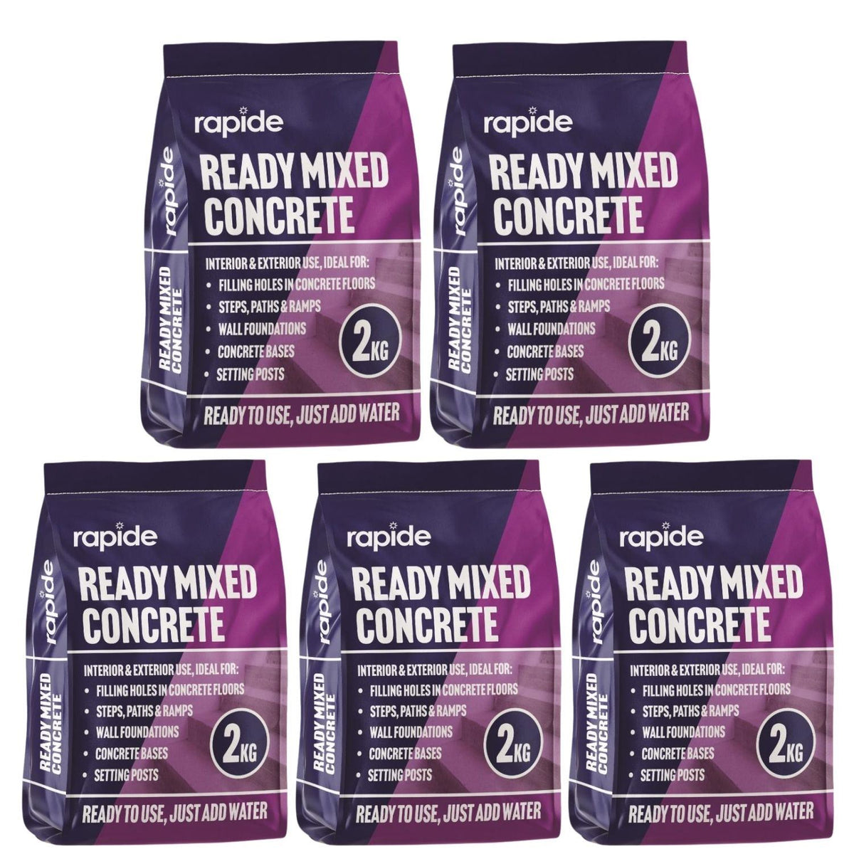 5X - Rapide Ready Mixed Concrete 2Kg
