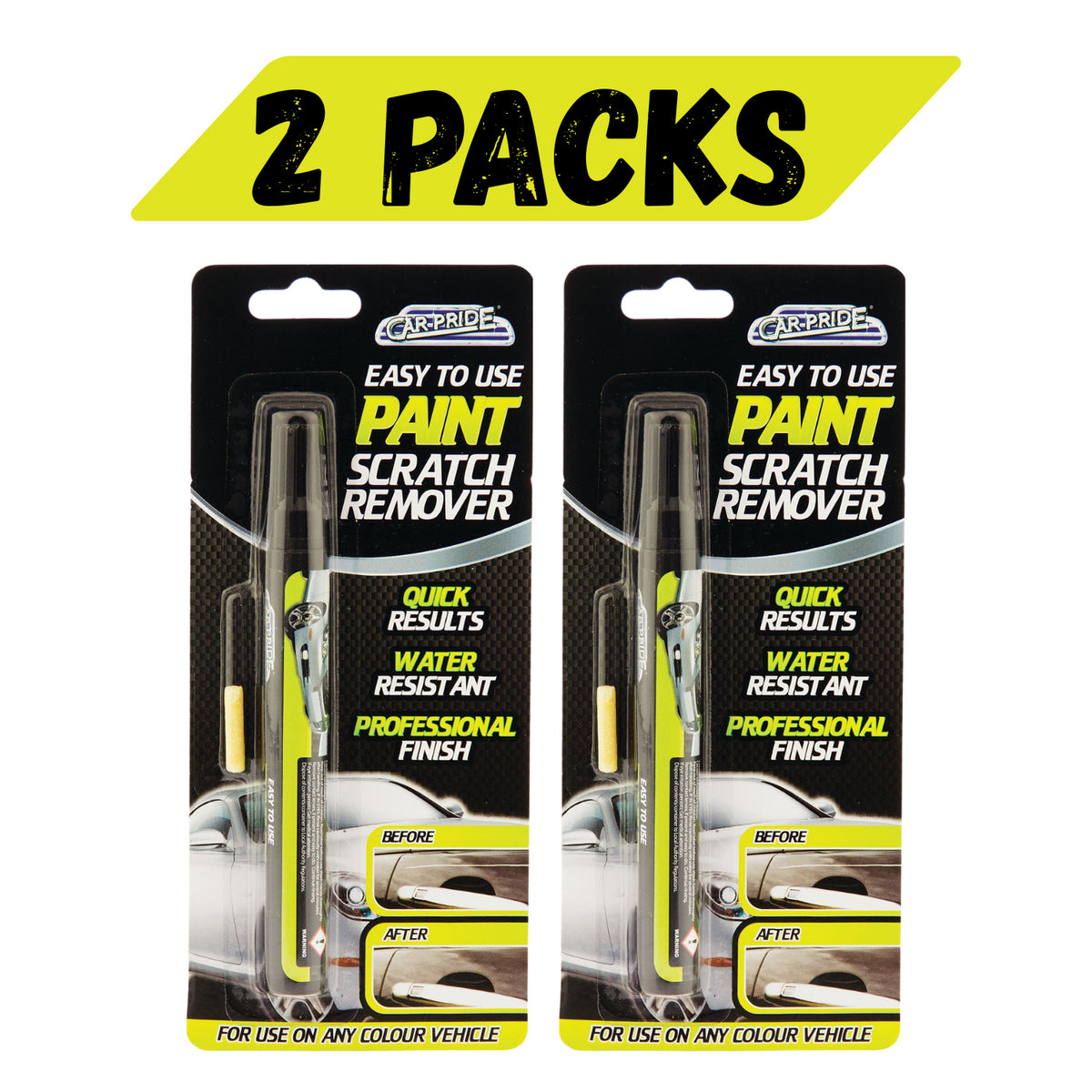 2X Car Scratch Remover Pen Repair For Any Vehicle Colour Professional Finish 21g