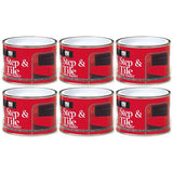 6X Step & Tile Red Paint Tin 180ml