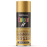 Paint Factory Allpurpose Gold Metallic Spray Paint 400ml