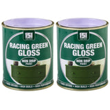 2X Racing Green Gloss Non-Drip Paint 300ml Tin Paint
