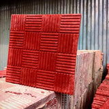 Step & Tile Red Paint Tin 180ml With 1" Paint Brush