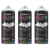 3X Vintage Ivory RAL 030 90 05 Gloss Spray Paint 400ml