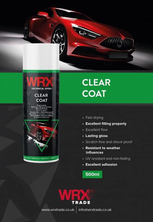 2X WRX Clear Coat Protection Spray 500ml Technical Spray