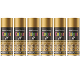 6X Paint Factory All Purpose Gold Metallic Spray Paint 200ml