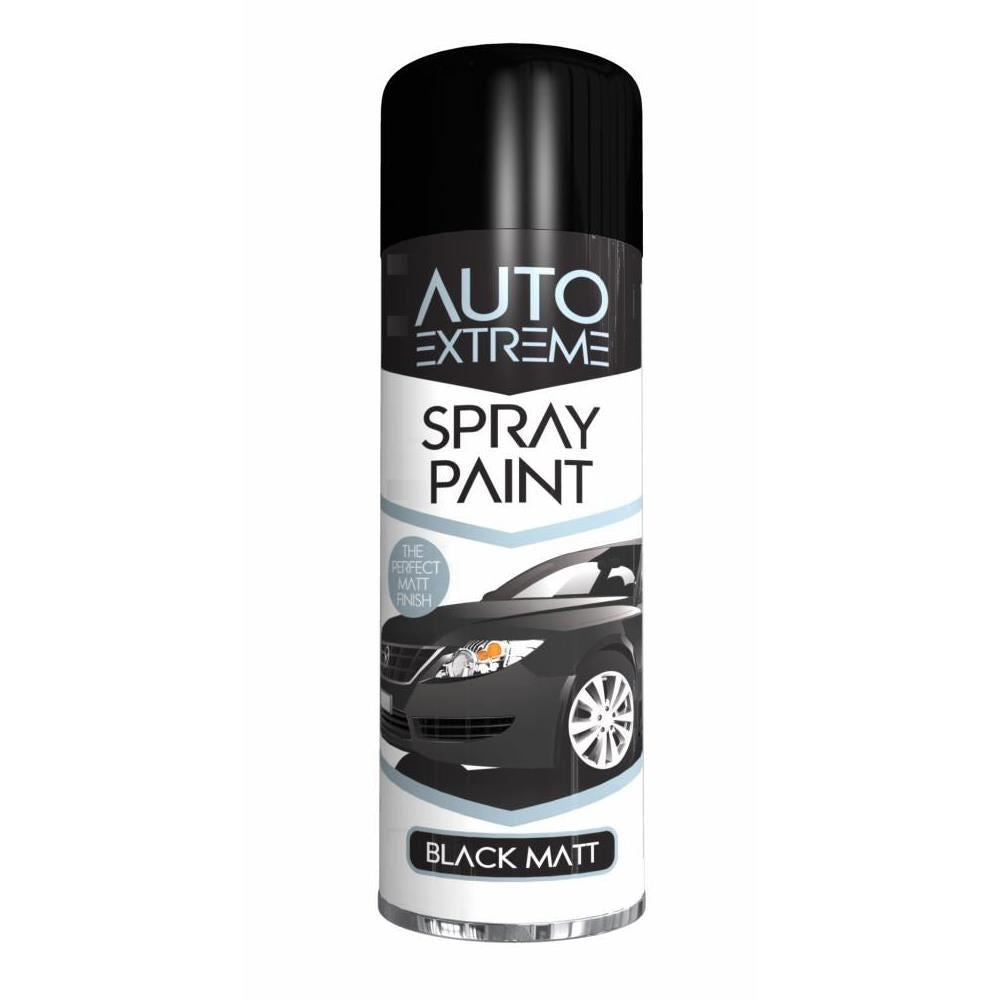 24X - Auto Extreme Black Matt Spray Paint 250ml