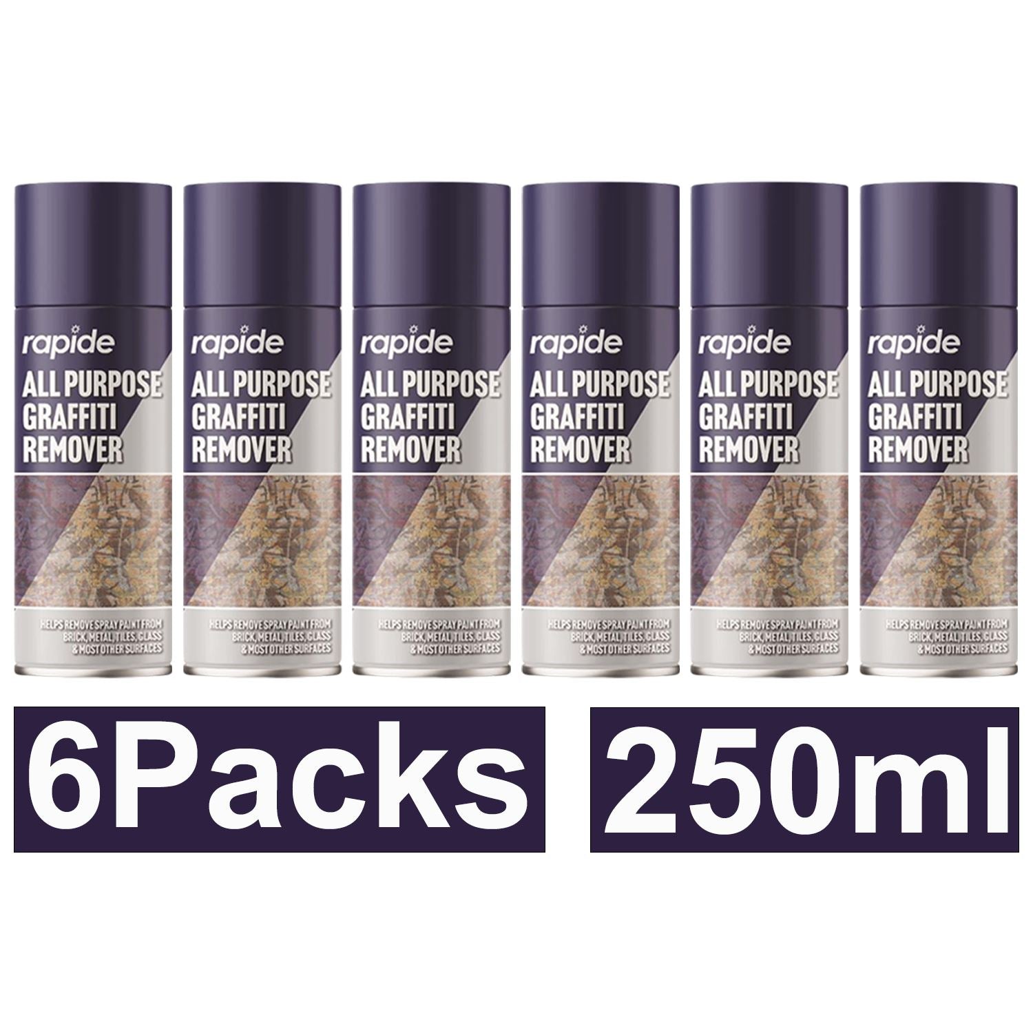 6X - Graffiti Remover Spray 250ml Lubricant